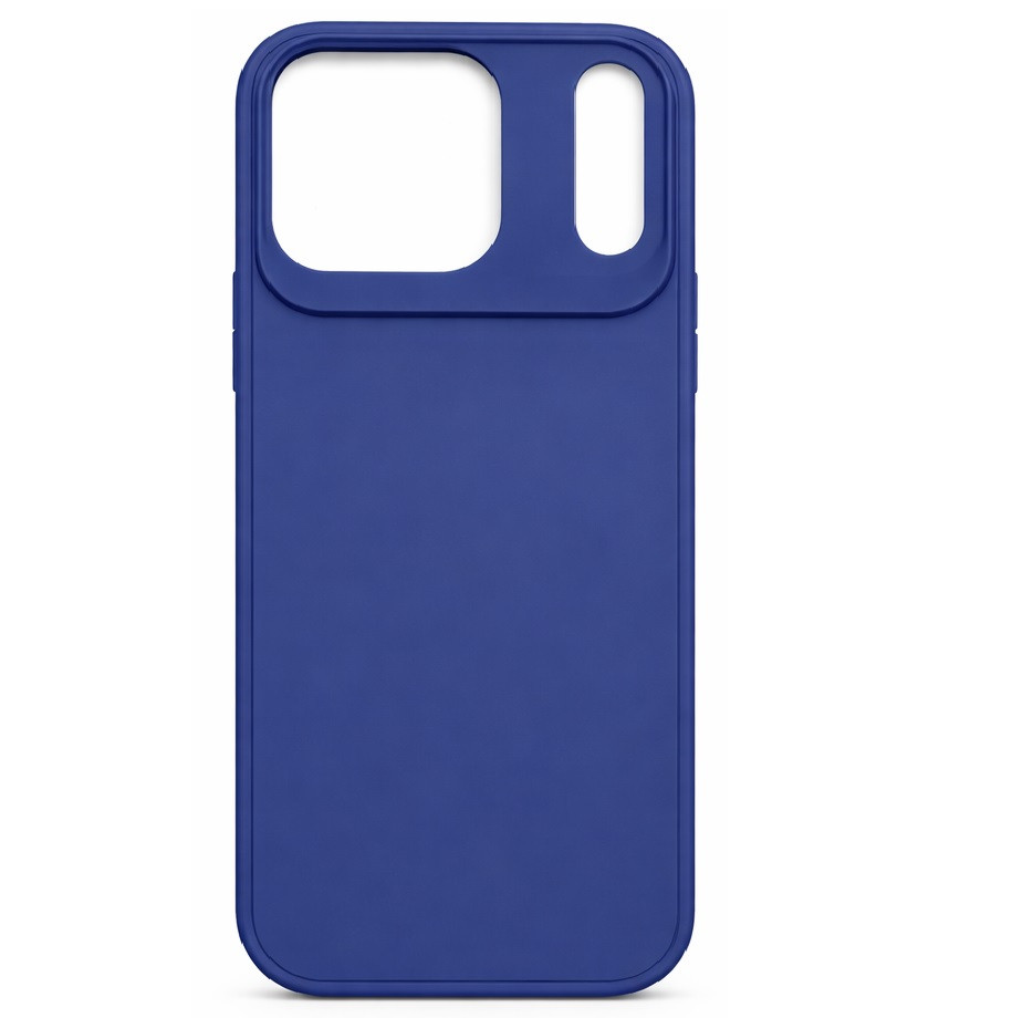 Husa protectie Apple iPhone 17 Pro, Matt TPU My Choice, silicon moale, albastra