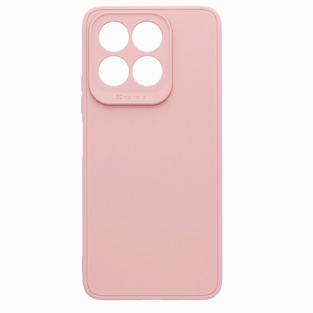 Husa protectie Honor X6B, Matt TPU My Choice, silicon moale, roz pal