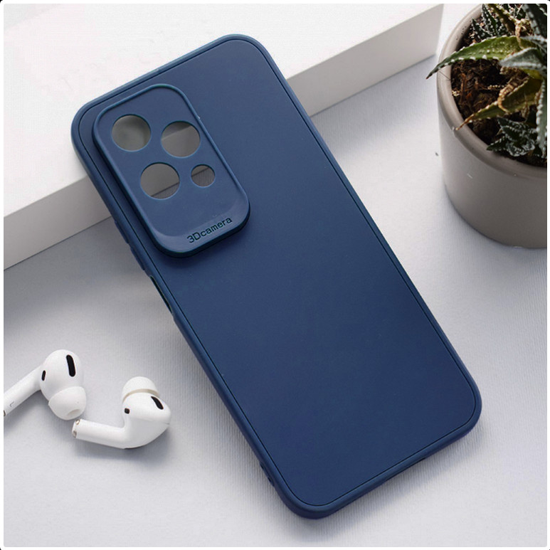 Husa protectie Honor 200 Lite, Matt TPU My Choice, silicon moale, albastra