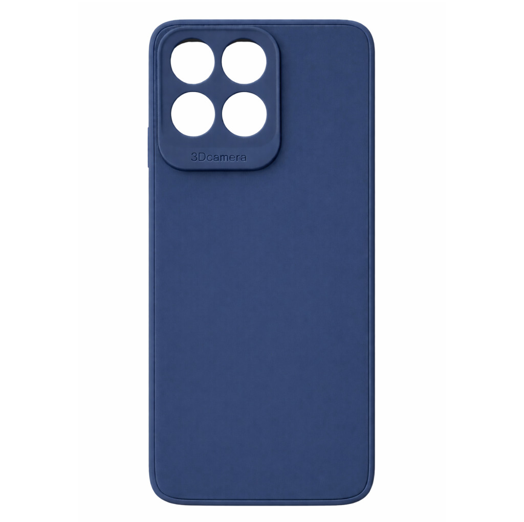 Husa protectie Honor X6B, Matt TPU My Choice, silicon moale, albastru inchis