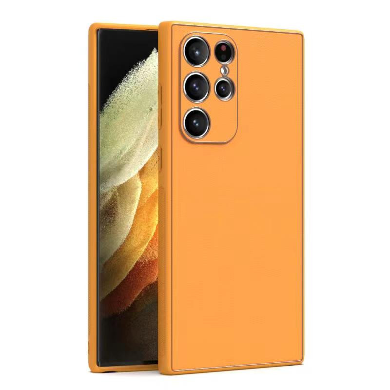 Husa Samsung Galaxy A05s, Yolo Eco-Leather, piele ecologica, portocalie