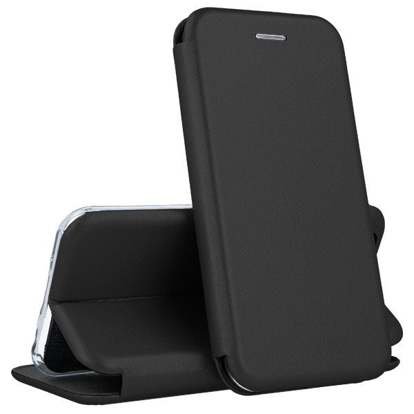 Husa Samsung Galaxy A06, Prestige Book, inchidere magnetica, neagra
