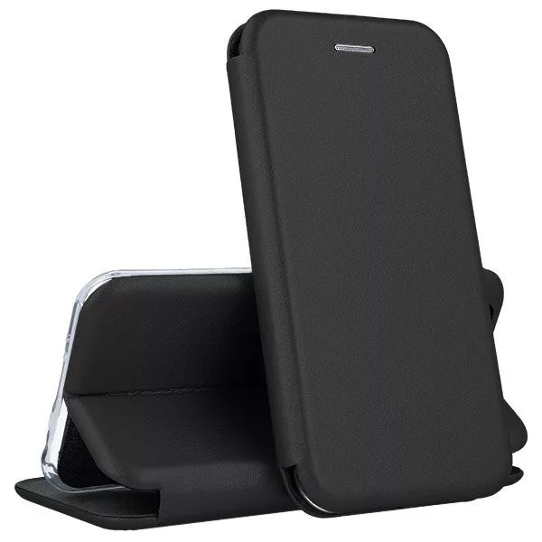 Husa Samsung Galaxy A56, Prestige Book, inchidere magnetica, neagra