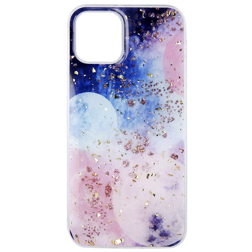 Husa Apple iPhone 15, Gold Glam Galactic