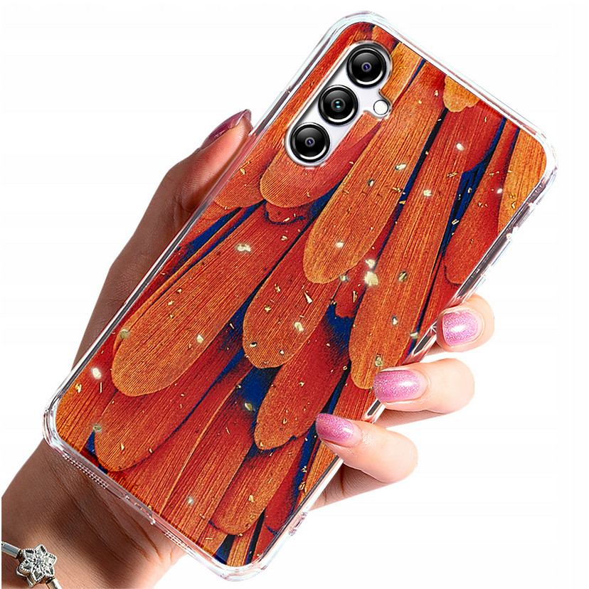 Husa Samsung Galaxy A54, Gold Glam Orange