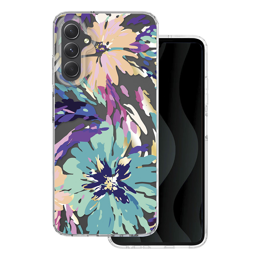 Husa Samsung Galaxy S24 Plus, IMD Print Case, TPU flexibil, transparent, Splash