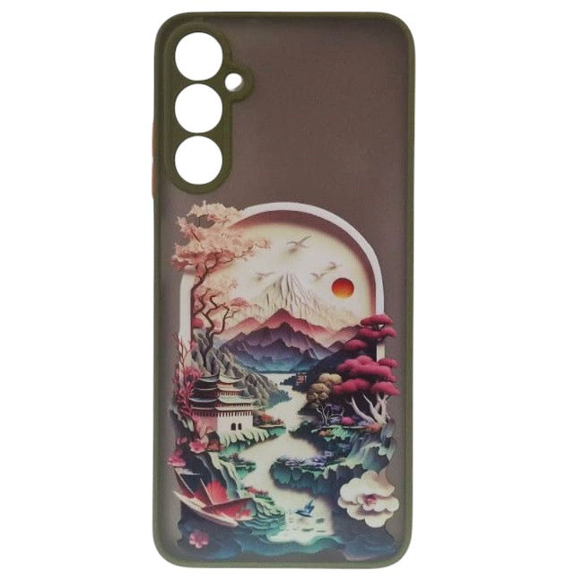 Husa Samsung Galaxy A05s, Ultra Trendy, protectie camera, TPU + PC, margini verzi