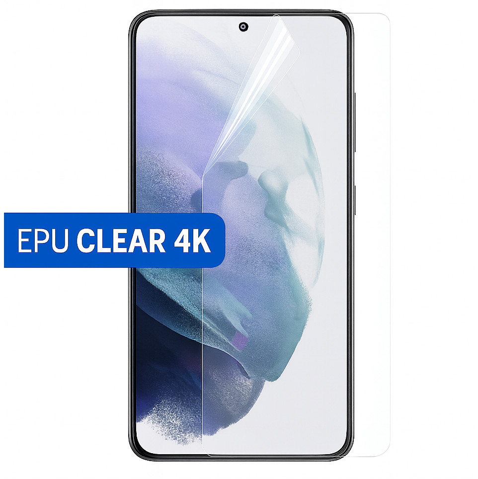 Folie EPU Samsung Galaxy A56, BYRY® Hydrogel, Clear 4K, ultra subtire, regenerabila