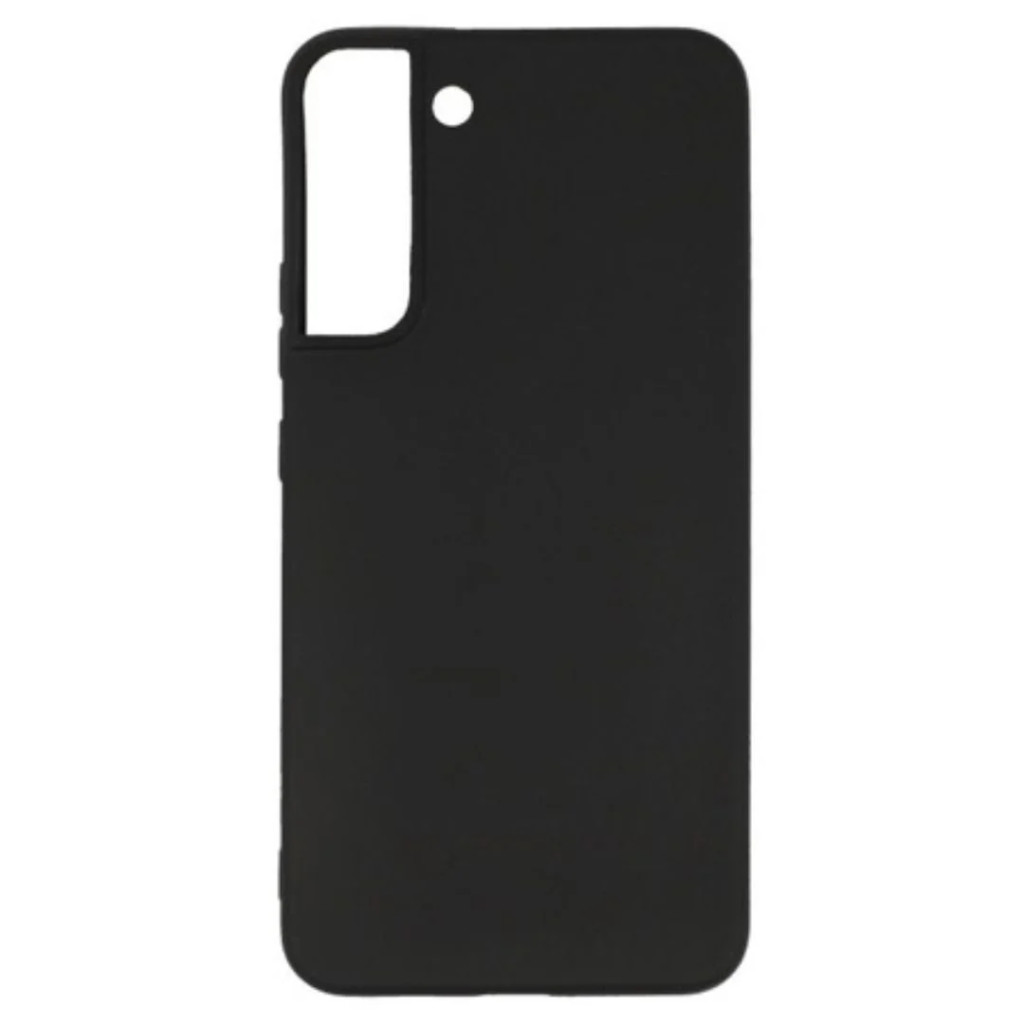 Husa Samsung Galaxy S22, Luxury Silicone, catifea in interior, neagra