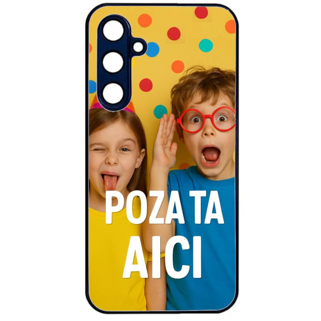 Husa Samsung Galaxy S22 Ultra, Colorful Aluminium TPU, personalizata cu poza ta!