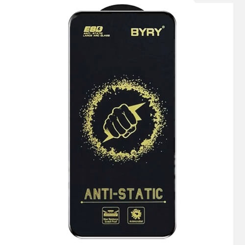 Folie sticla Motorola Moto G24, BYRY Antistatic ESD, margini negre