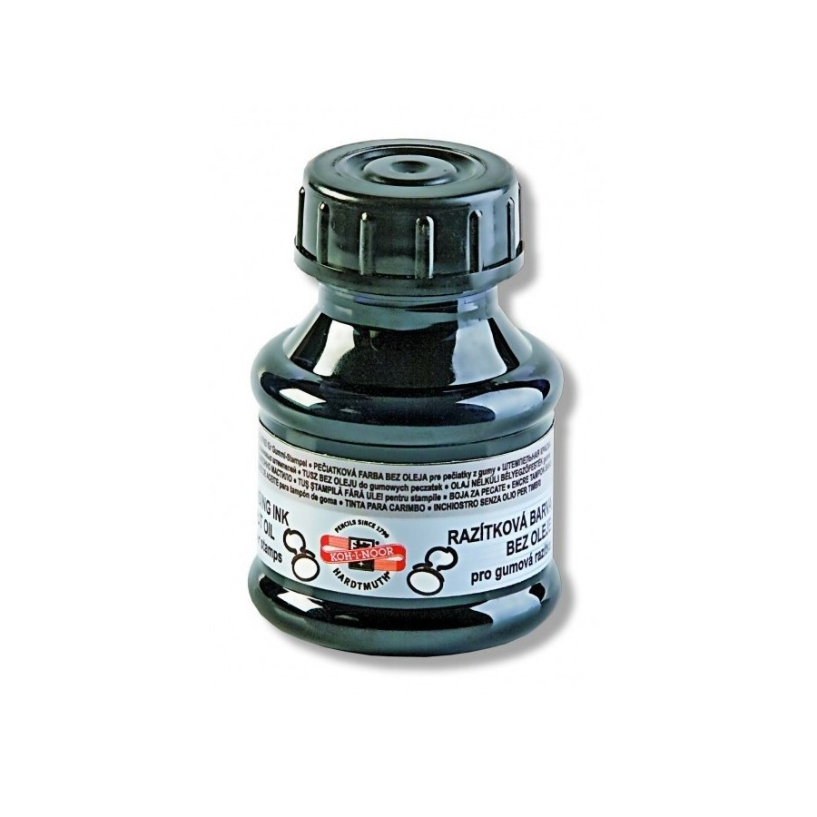 Calimara cu cerneala Koh-I-Noor, cerneala neagra, 50 ml