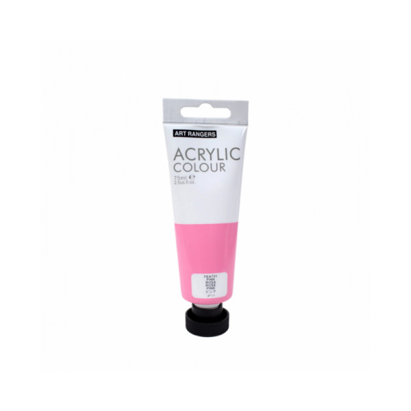 Culori acrilice Magi-Wap Art Rangers, 75ml, diverse culori, FEA75T, roz