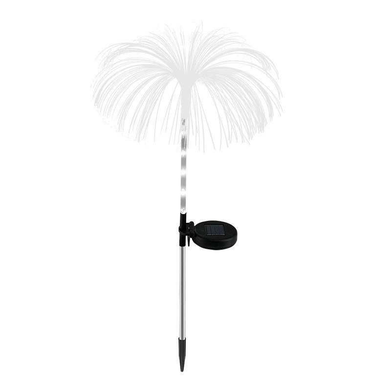 Lampa solara LED pentru gradina, tip meduza, inaltime 90 cm, multicolora