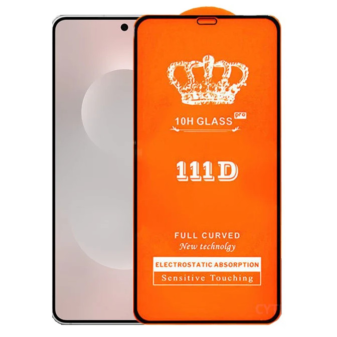 Folie sticla Samsung Galaxy A51, Full Glue 111D Crown, margini negre