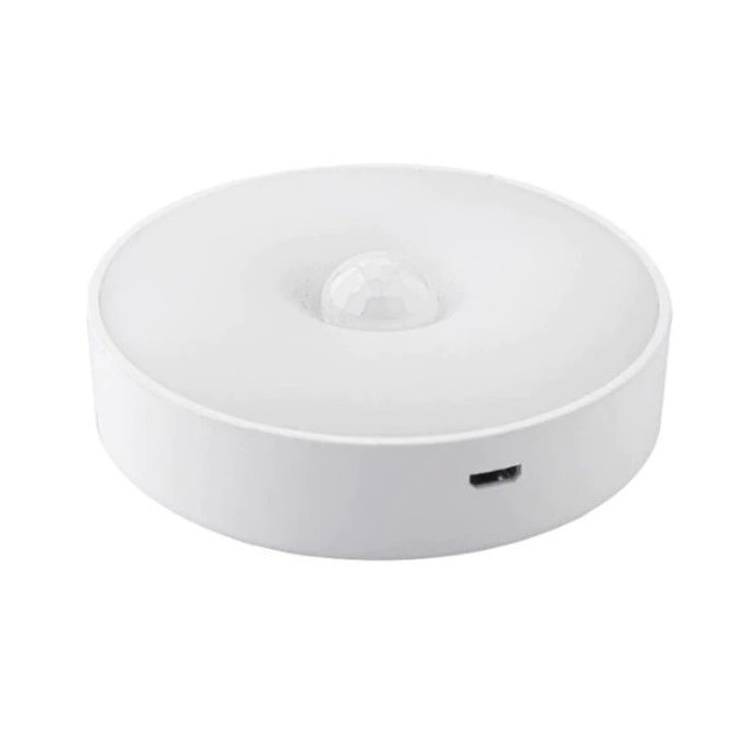 Lampa LED, cu senzor de miscare, Lumina alb cald si rece, Incarcare USB, 8.5 x 2.3 cm