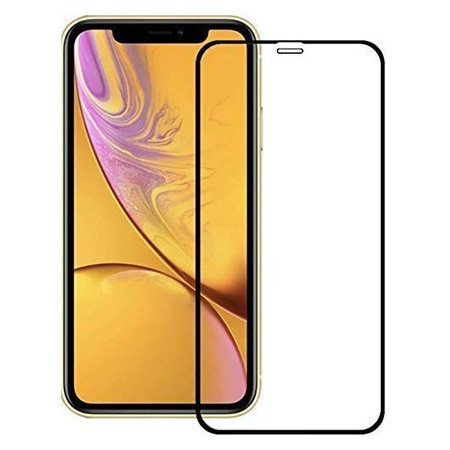 Folie de sticla Apple iPhone 11/XR, Full Glue HD, margini negre