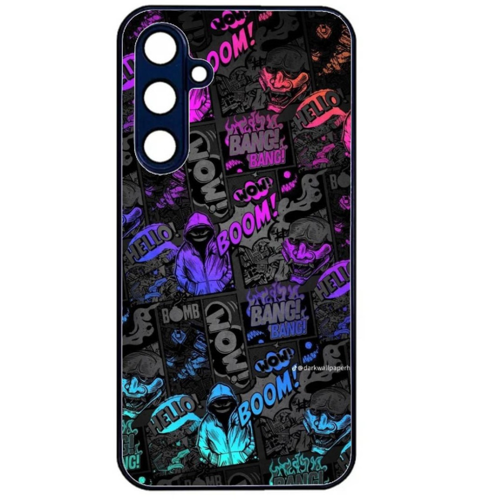 Husa Samsung Galaxy A35, Colorful Aluminium TPU, design Boom
