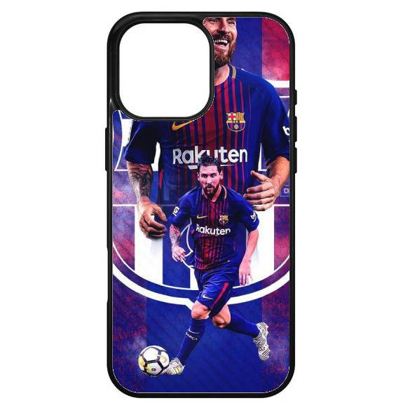 Husa protectie Apple iPhone 15 Pro, Colorful Aluminium TPU, design Messi 3
