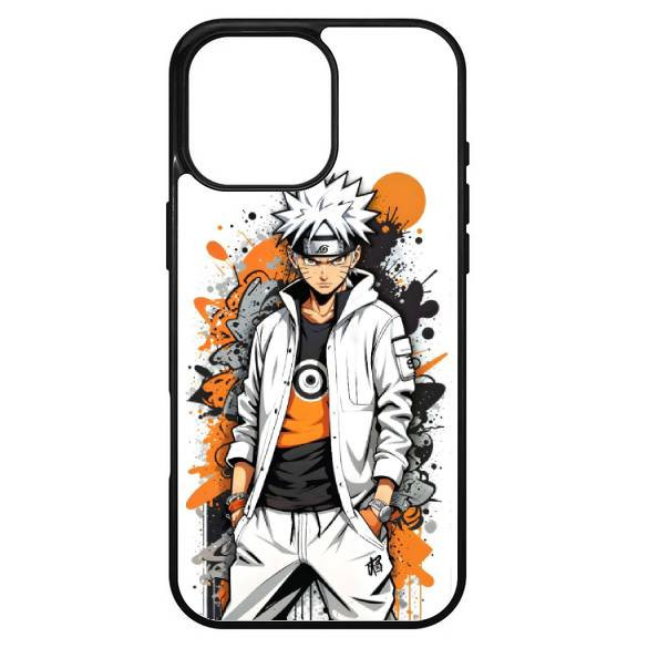 Husa protectie Apple iPhone 16 Plus, Colorful Aluminium TPU, design Naruto