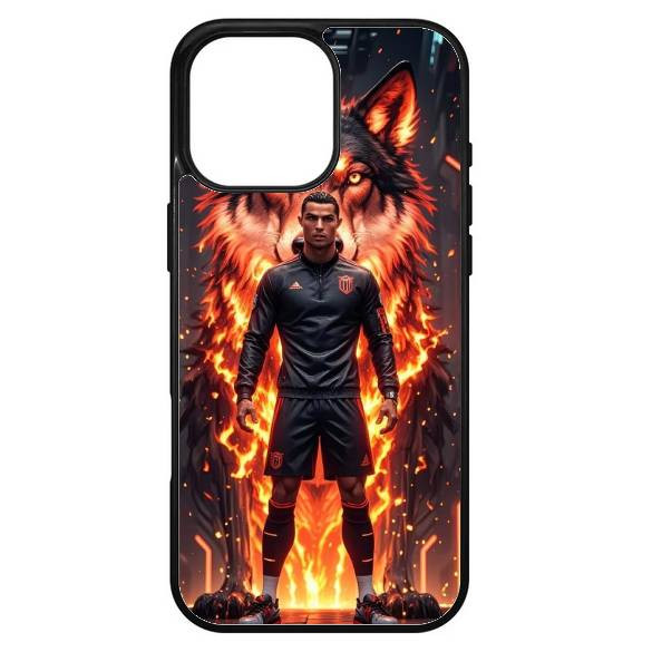 Husa protectie Apple iPhone 13, Colorful Aluminium TPU, design Ronaldo 3