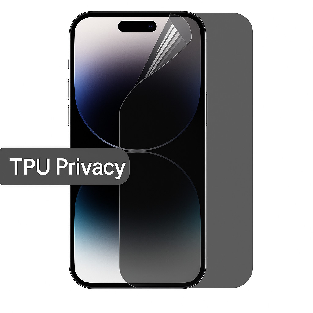 Folie Privacy TPU iPhone 14 Pro, Hydrogel, anti-spion, mata, ultra subtire, regenerabila