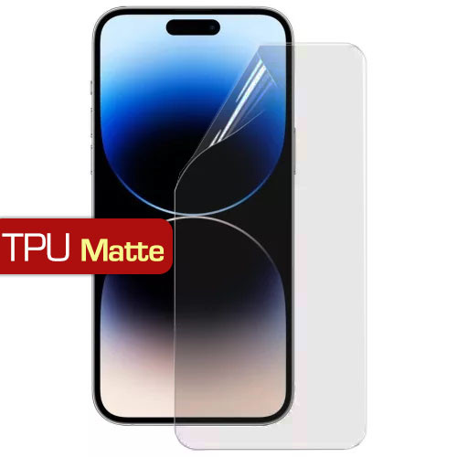 Folie Mata TPU iPhone 15 Pro Max, BYRY® Hydrogel, ultra subtire, regenerabila