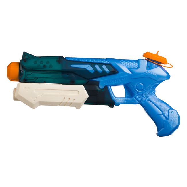 Pistol de Apa din Plastic Bleu Alb 32cm