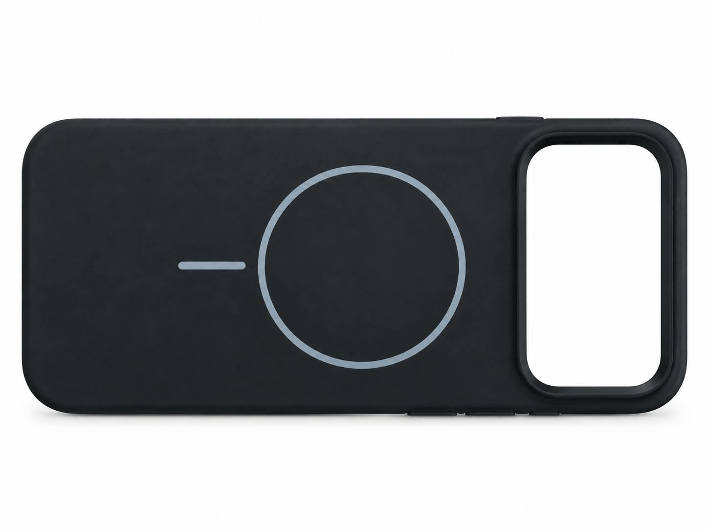 Husa iPhone 17 Pro Max, Luxury Magsafe Silicone, catifea in interior, functii magsafe, neagra